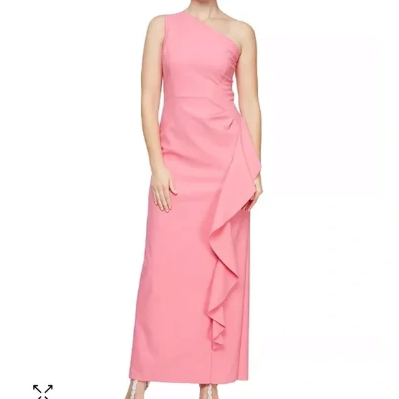 Alex and Eve one shoulder evening gown Alex and Eve one shoulder evening gown